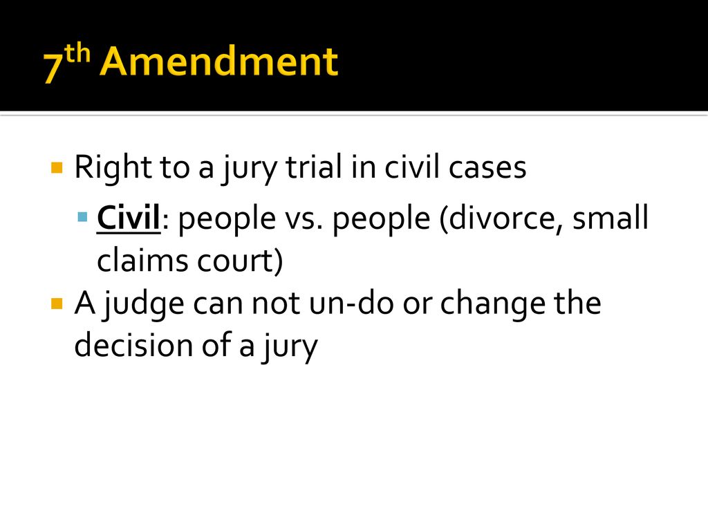 First 10 Amendments The Bill of Rights ppt download