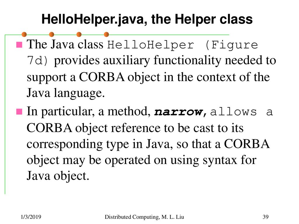 The Common Object Request Broker Architecture (CORBA) - ppt download