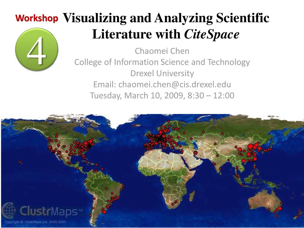 Visualizing and analyzing scientific literature with citespace ppt