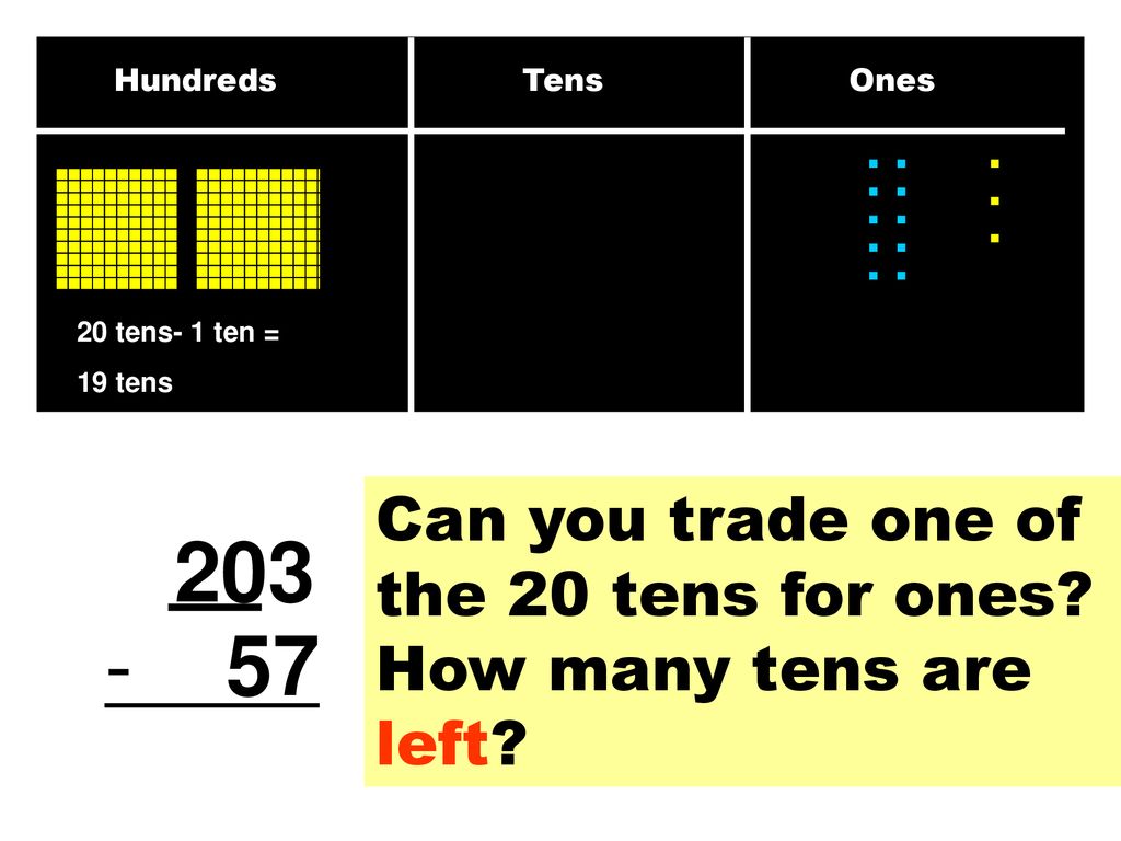 Subtraction across zeroes ppt download