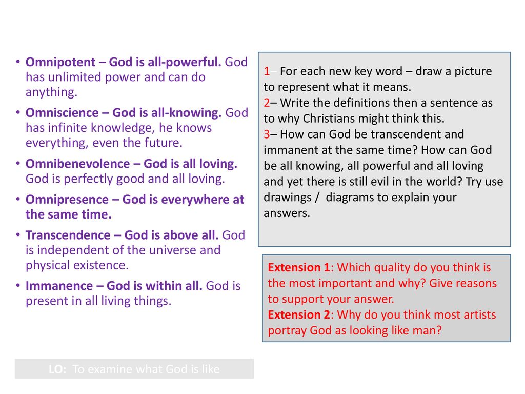 Lo to explore christian beliefs about god ppt download