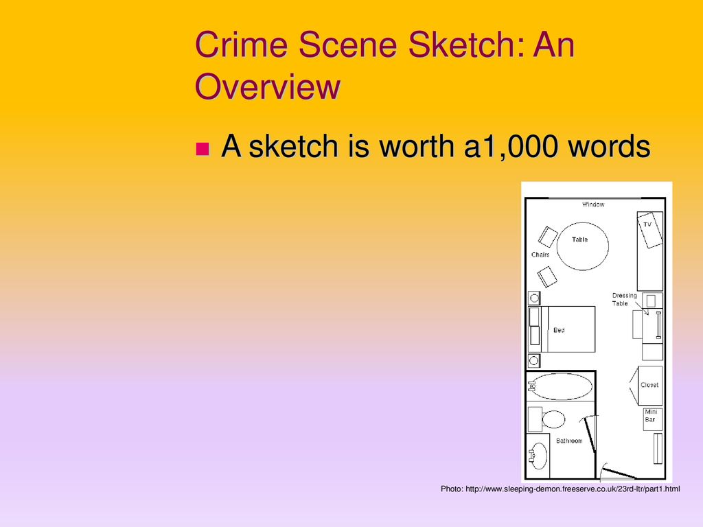 Crime Scene Sketch: An Overview - ppt download