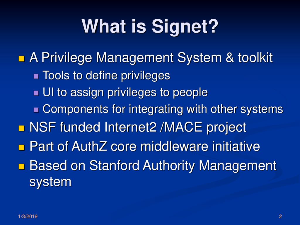 Signet privilege management ppt download