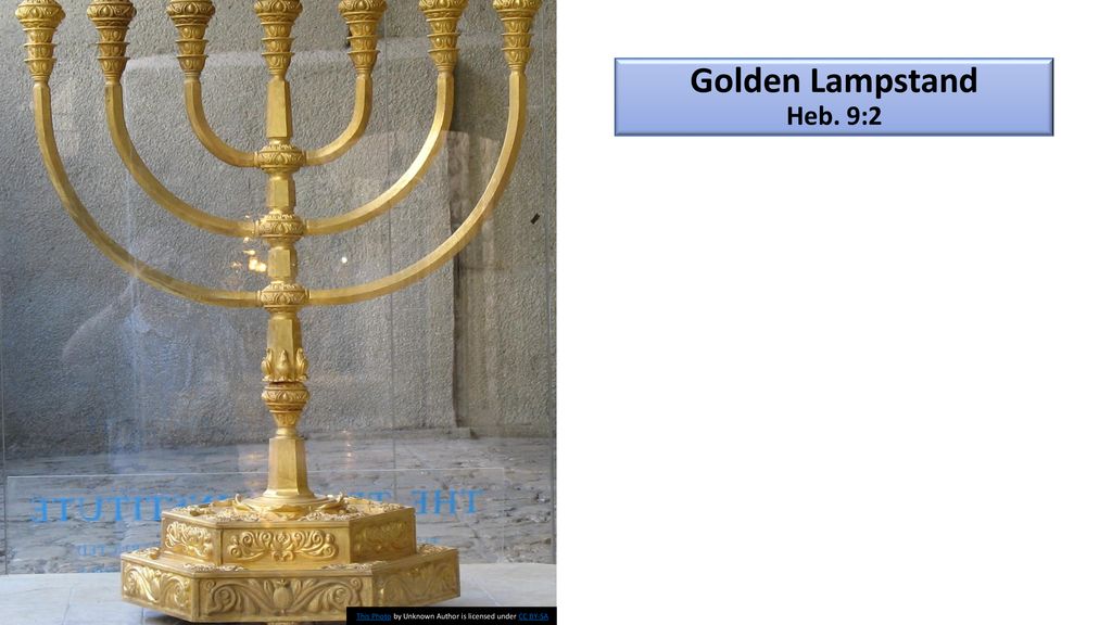 Golden Lampstand Heb. 9:2 This Photo by Unknown Author is licensed under CC BY-SA