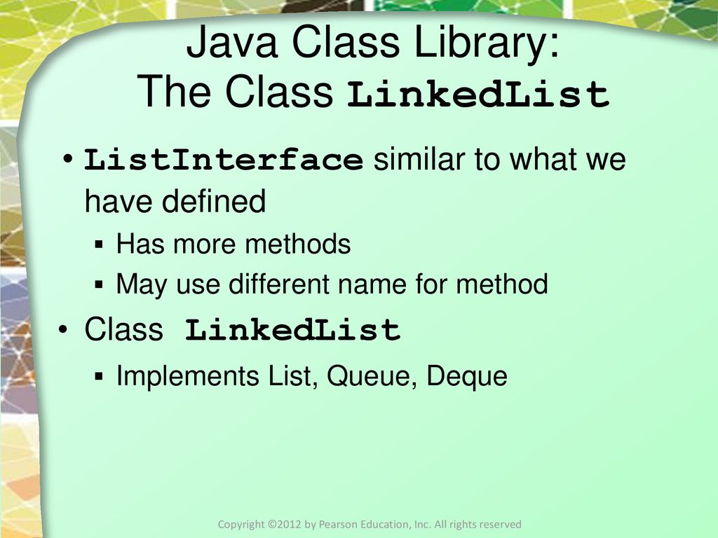 A List Implementation That Links Data - ppt download