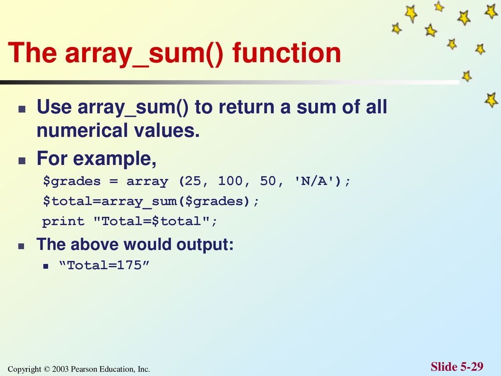 Array_sum