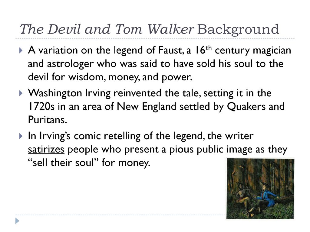 The Devil and Tom Walker - ppt download