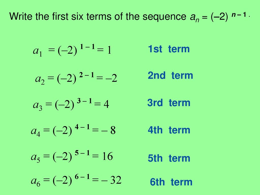 Aim: What is the sequence? - ppt download