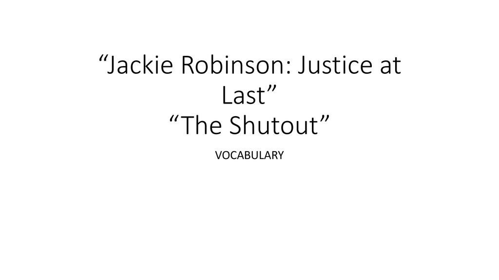 jackie robinson justice at last