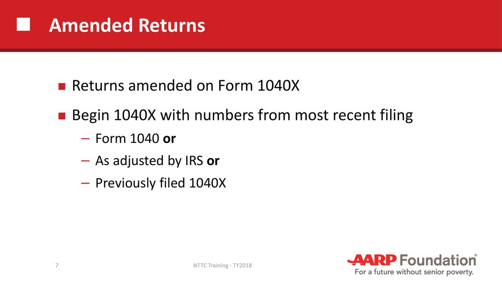 Amended returns prior year returns ppt download