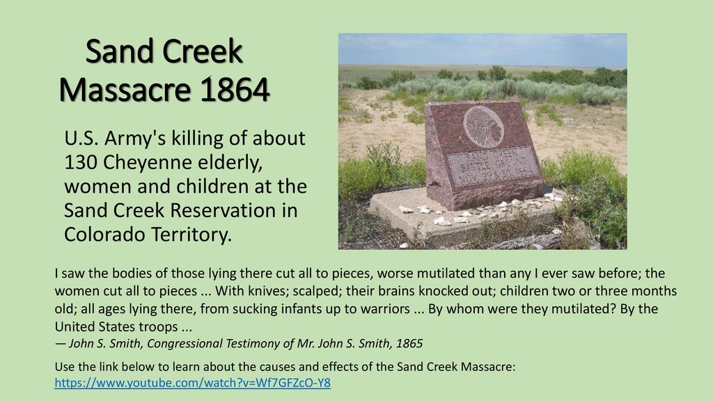 Sand Creek Massacre 1864