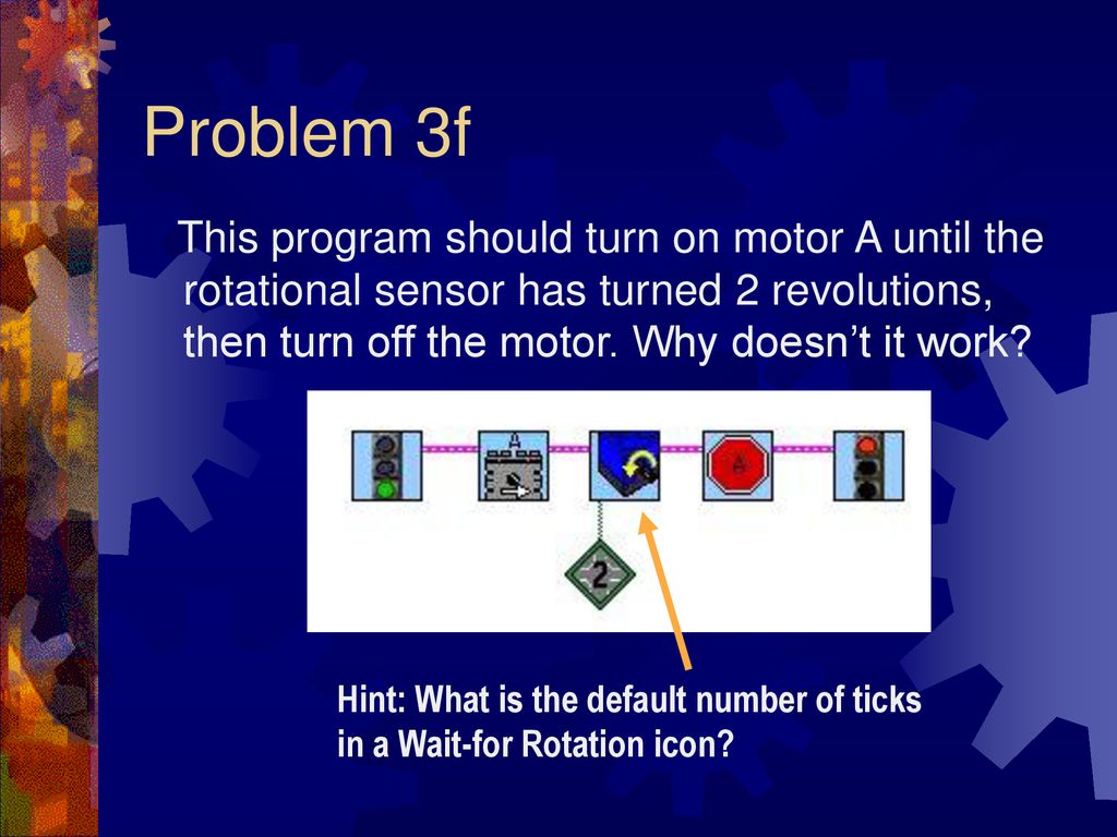 Lesson 3: Sensor Wait-for’s Programming Solutions - ppt download