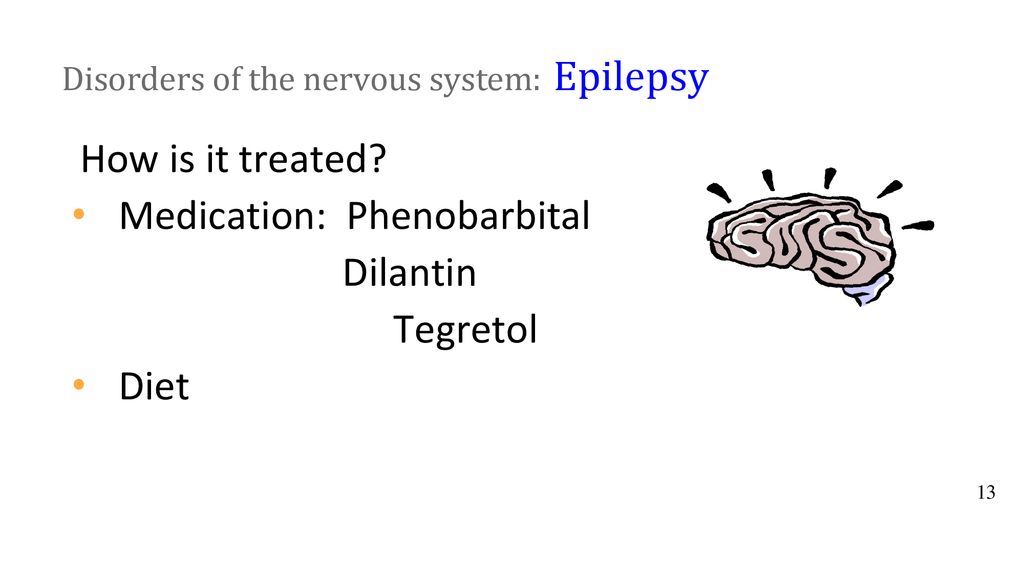 Disorders of the nervous system: Epilepsy