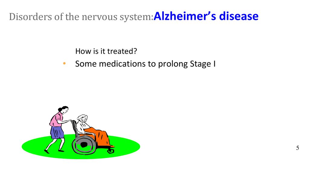 Disorders of the nervous system:Alzheimer’s disease