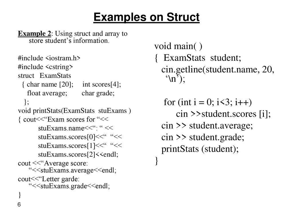 Struct Data Type in C++ What Are Structures? - ppt download