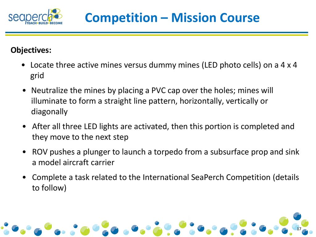 14th Annual Greater Philadelphia SeaPerch Challenge & ppt download