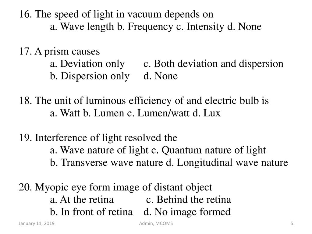 Instructions There Will Be 5 Mcqs In A Slide Ppt Download