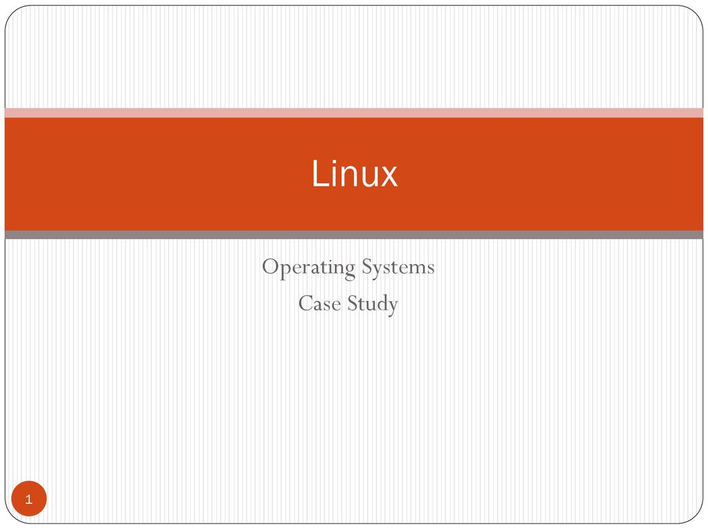 case study linux operating system ppt