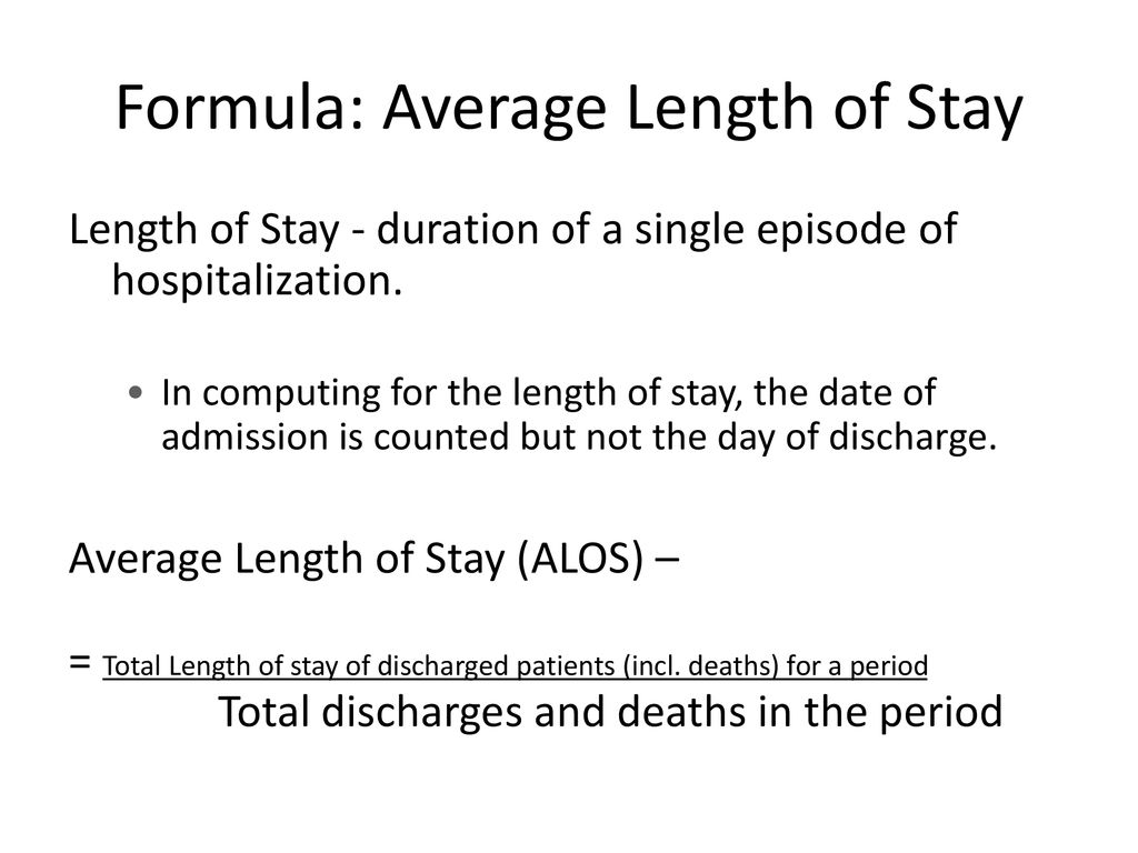Department of Health Hospital Statistical Licensing Requirements - ppt  download
