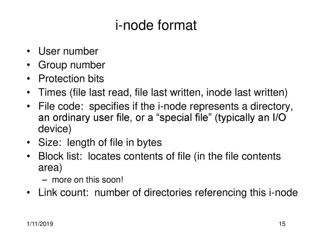It 344 operating systems winter 2008 module 14 file systems ppt download
