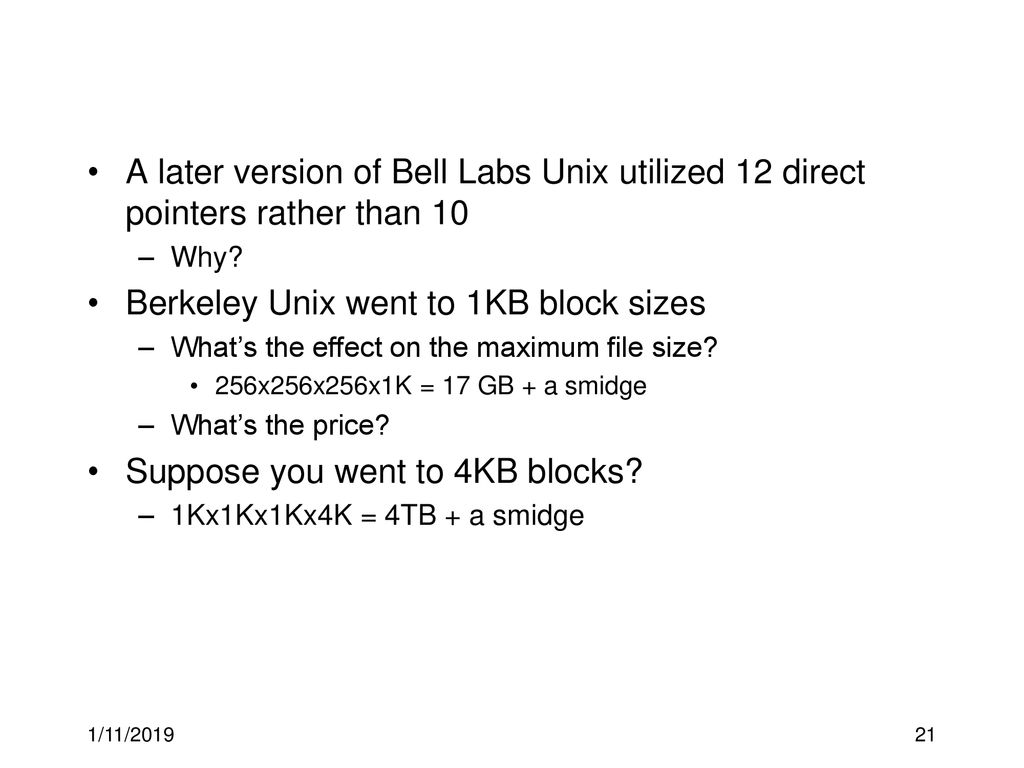 It 344 operating systems winter 2008 module 14 file systems ppt download