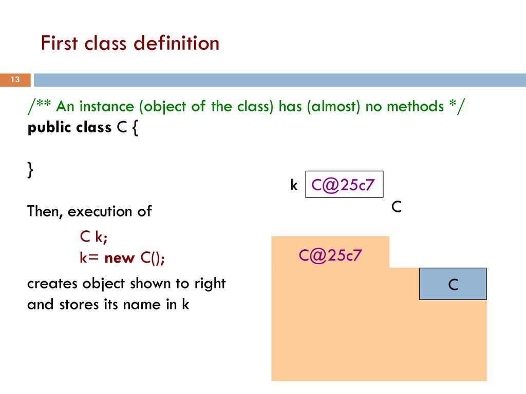 First class definition