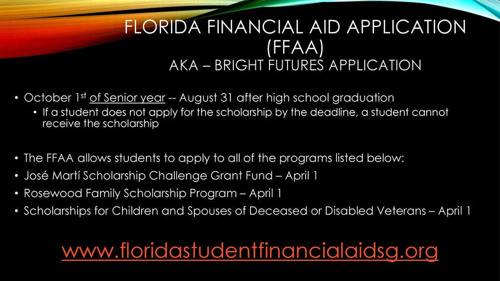 Fafsa free application for federal student aid ppt download