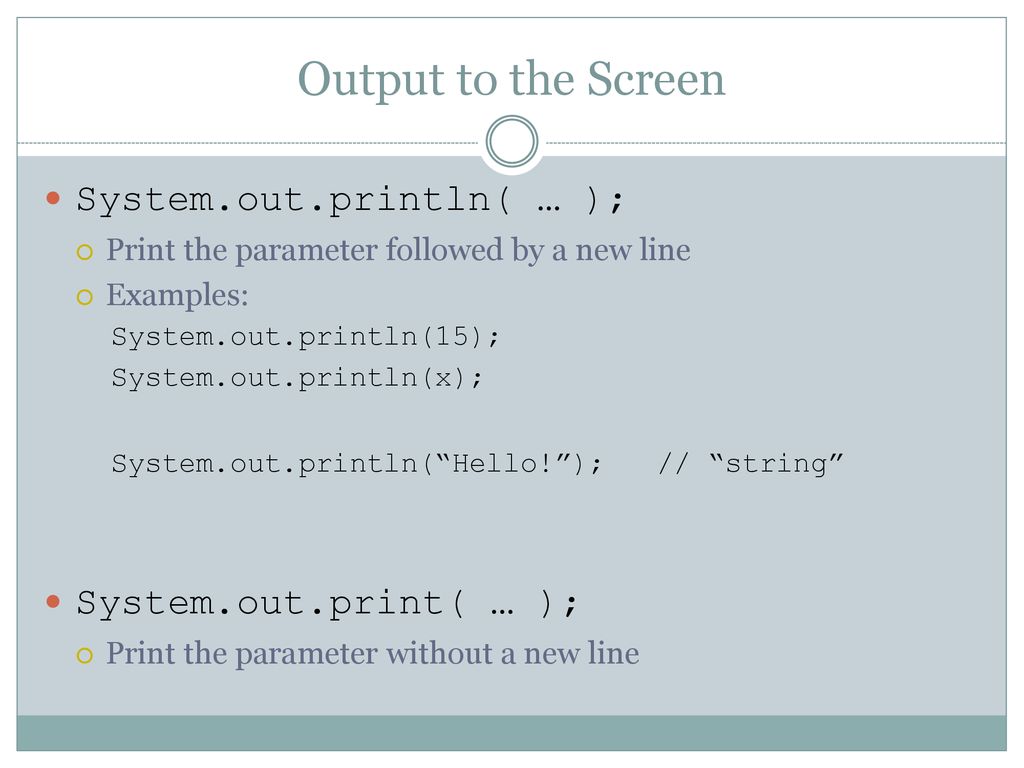 Java Basics. - ppt download