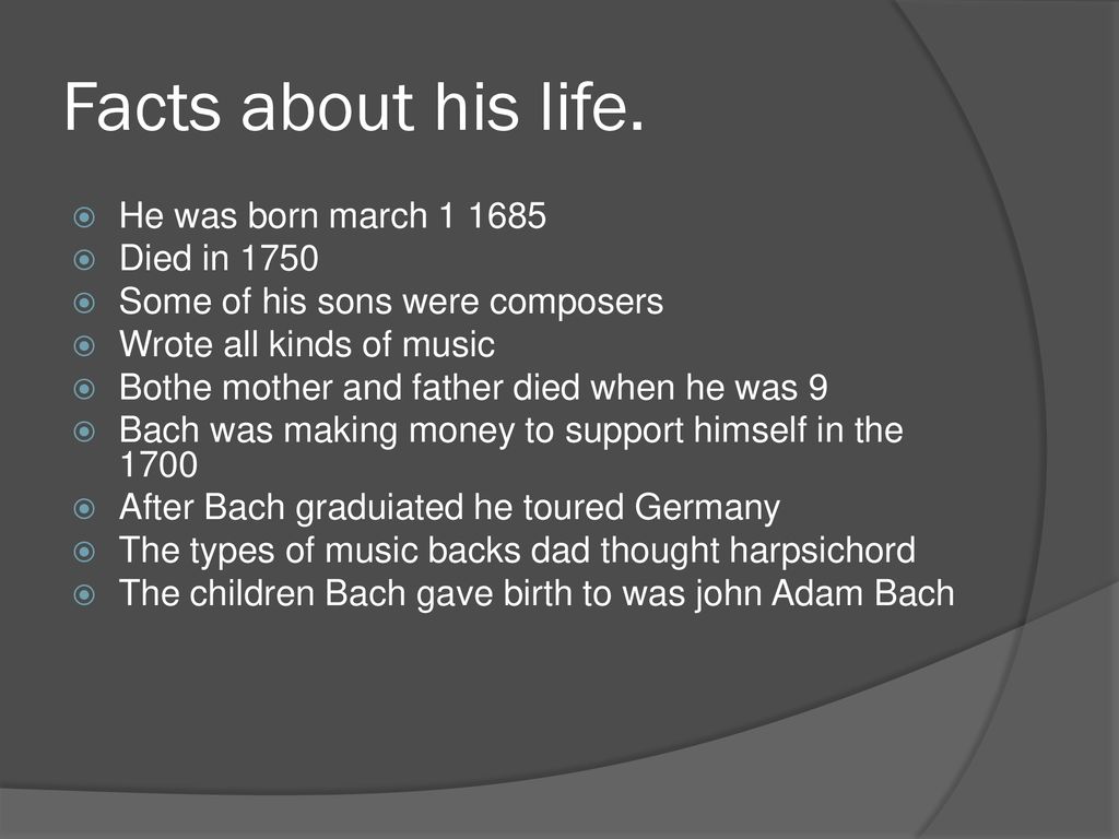 JOHANN SEBASTION BACH JEPORDY - ppt download