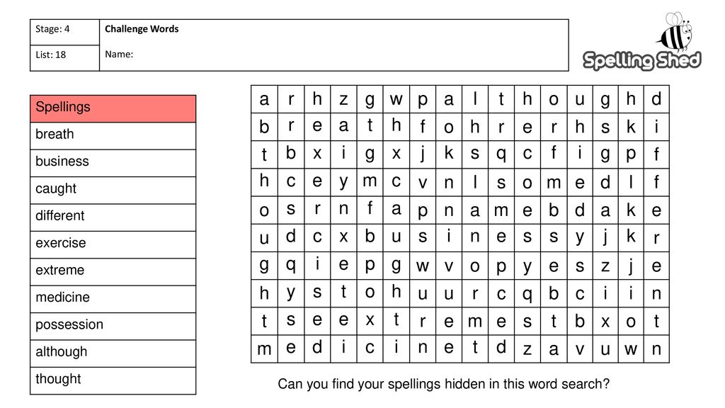 Spelling Scheme Of Work Ppt Download