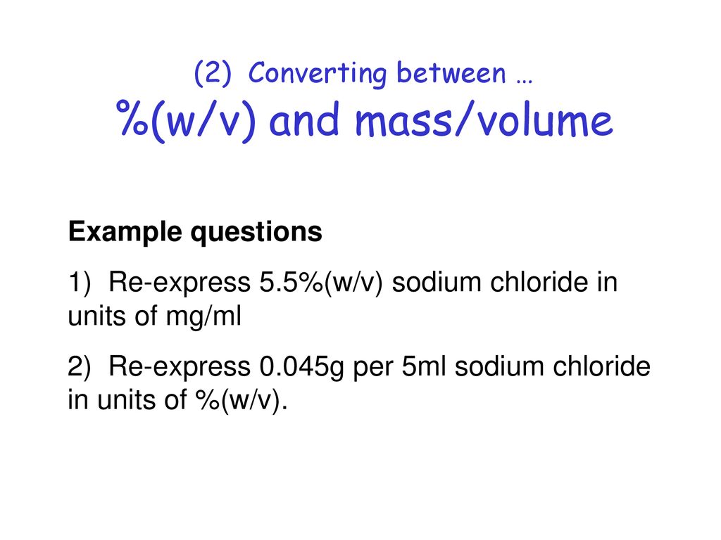 Pharmaceutical Calculations 3 Ppt Download