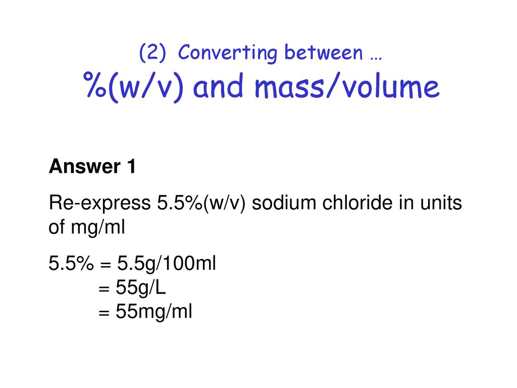 Pharmaceutical Calculations 3 Ppt Download