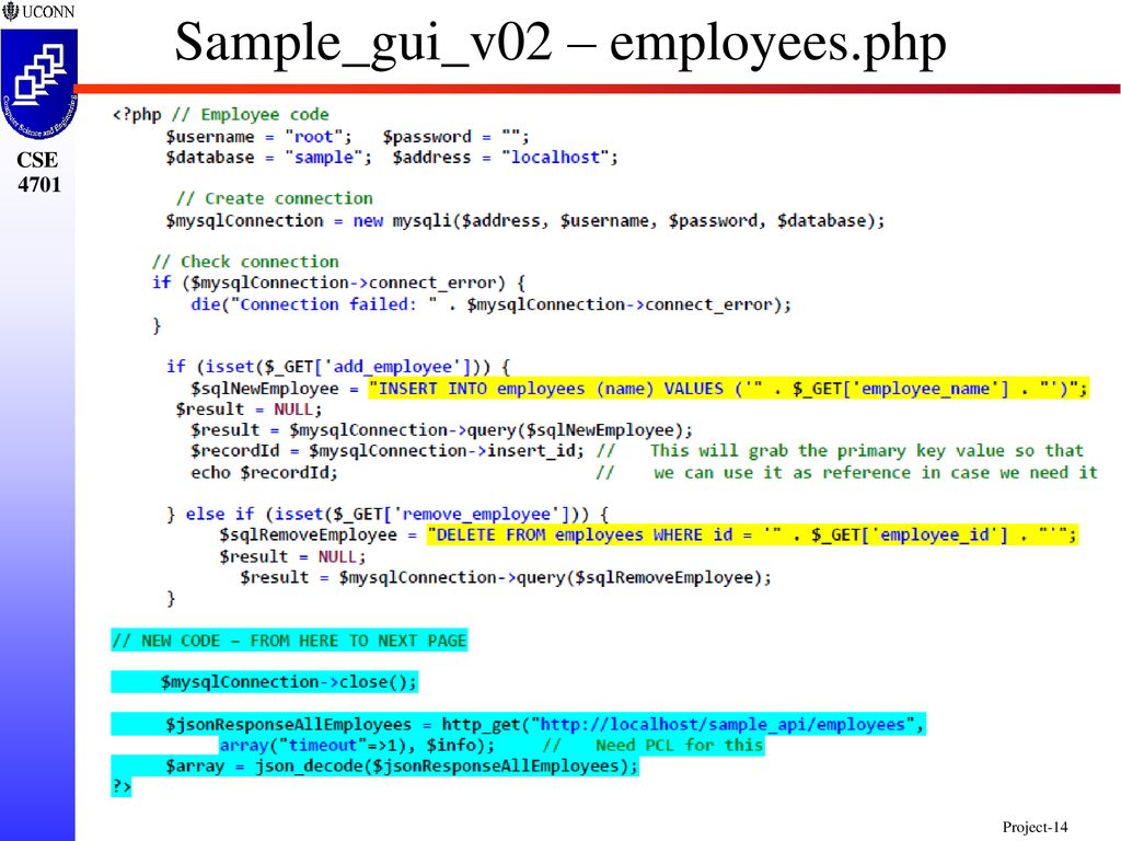 Project Phase II Instructions &Sample Code - ppt download