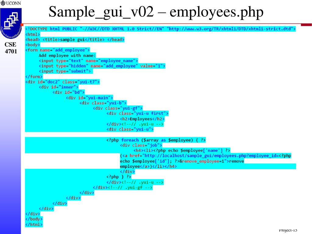 Project Phase II Instructions &Sample Code - ppt download