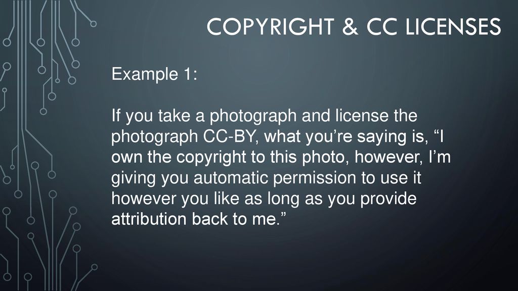 Creative Commons Licenses Ppt Download