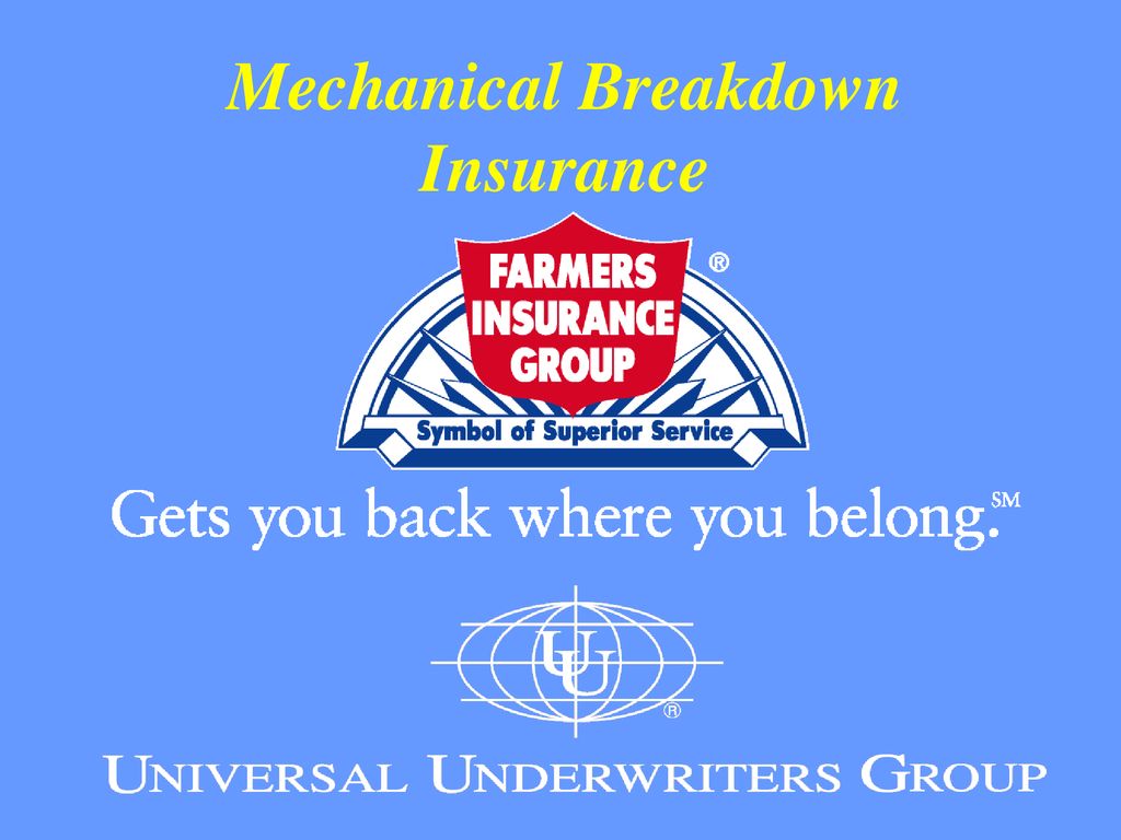 Mechanical Breakdown Insurance ppt download