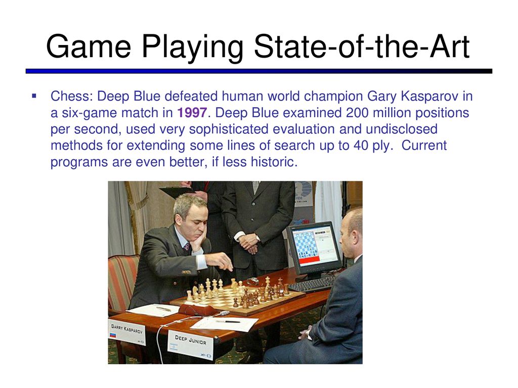 Kasparov VS Computer that Calculates 200 MILLION POSITIONS PER