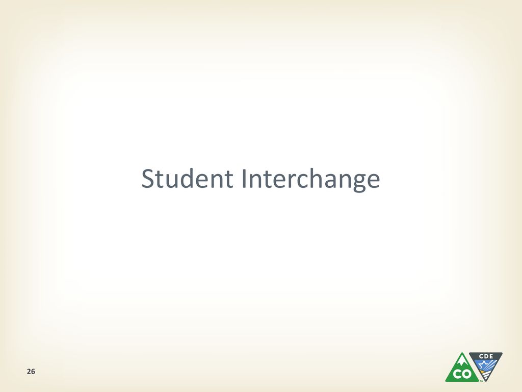 Student Interchange 26