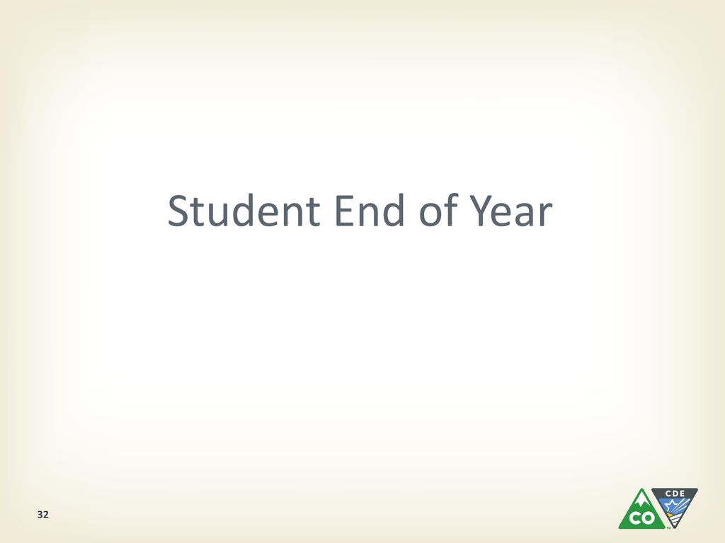 Student End of Year 32