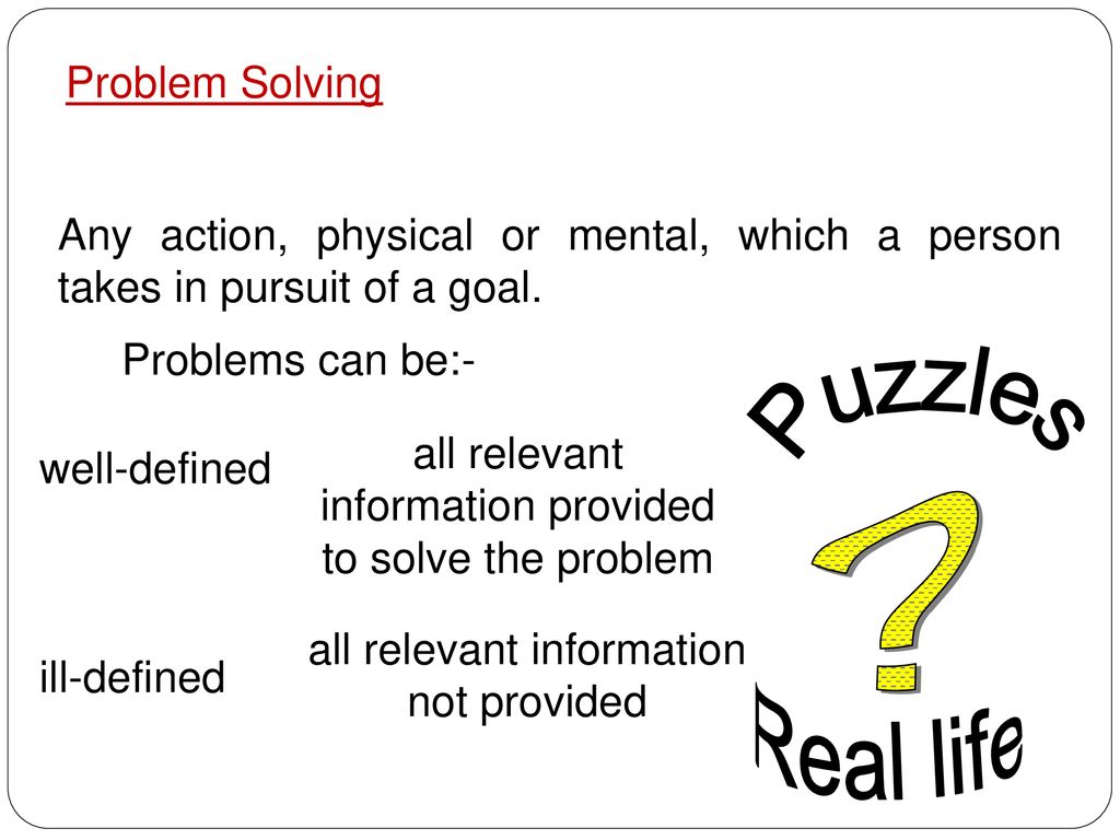 all relevant information provided to solve the problem