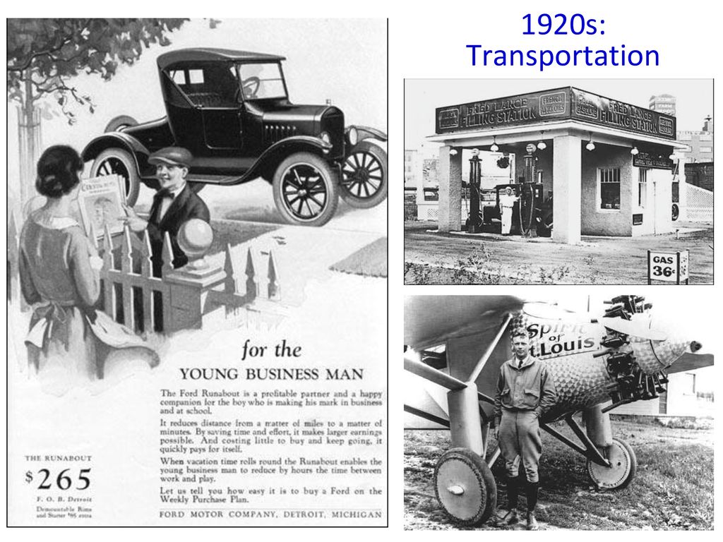 1920s: Transportation