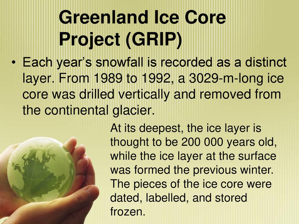 Greenland Ice Core Project (GRIP)