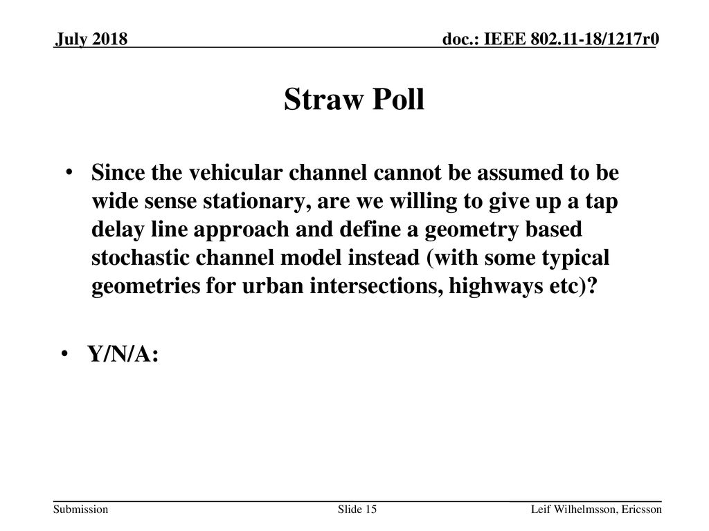 Some measured characteristics of v2v channels ppt download