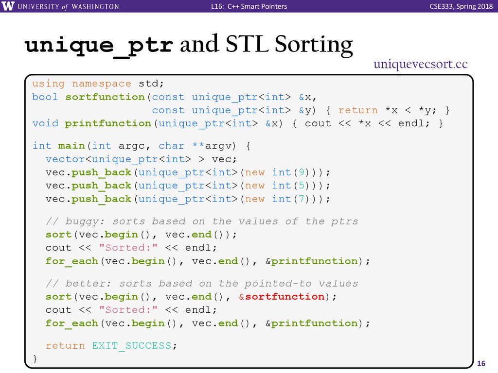 C smart pointers cse 333 spring ppt download