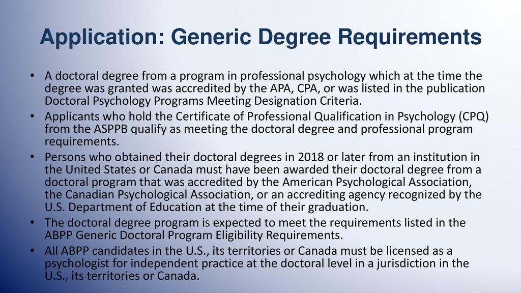 11 Awesome Asppb doctoral psychology programs meeting designation criteria for Trend 2022
