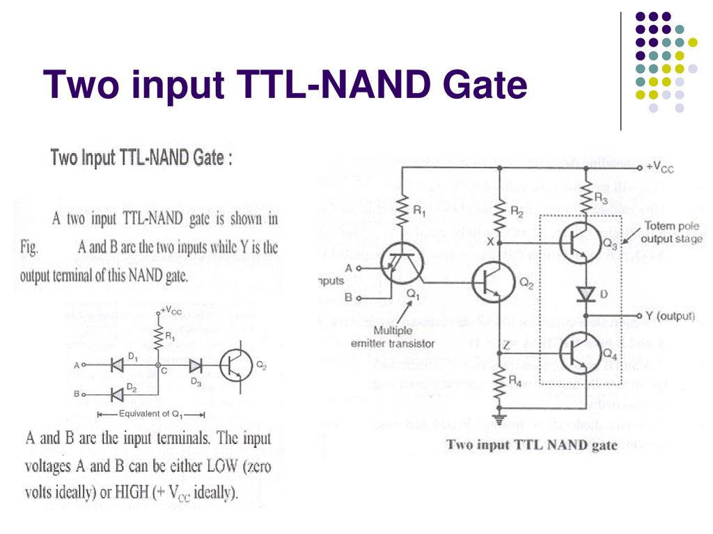 Ttl Nand Gate Schematic - Circuit Diagram