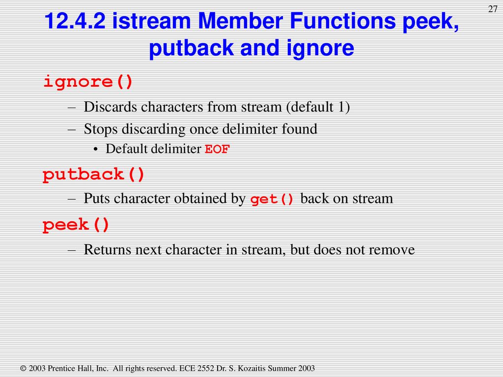 Chapter 12 - C++ Stream Input/Output - ppt download