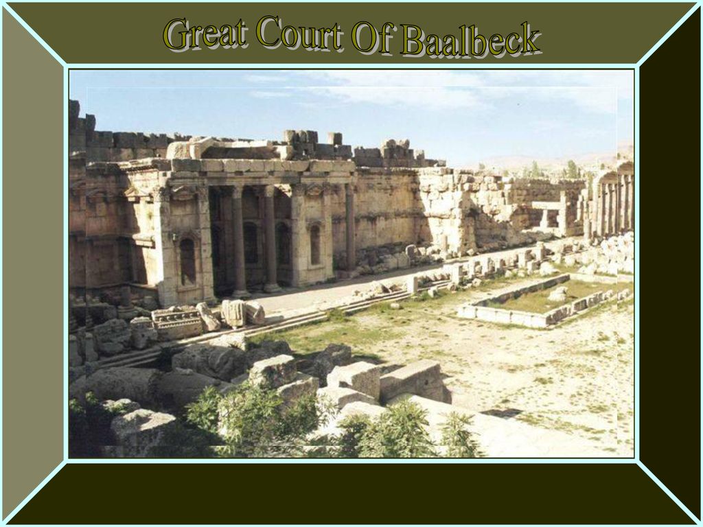 Great Court Of Baalbeck