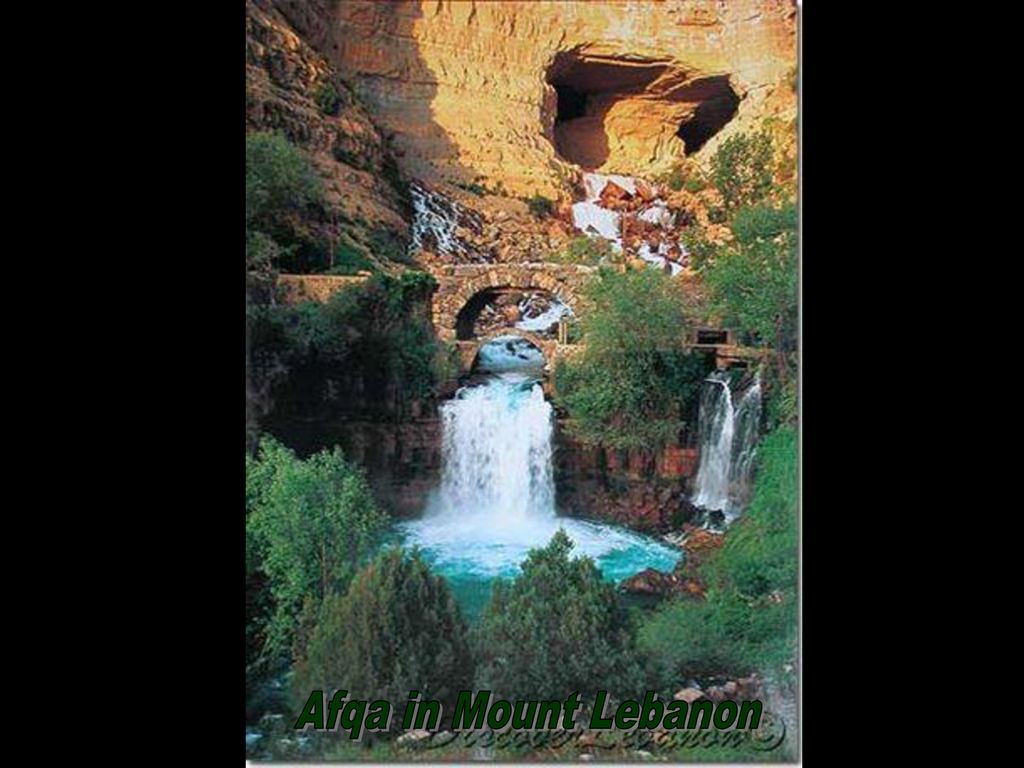 Afqa in Mount Lebanon