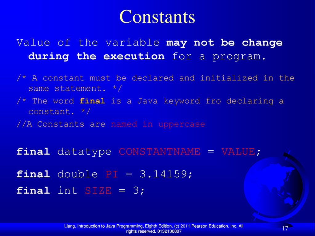 Chapter 2 Elementary Programming - ppt download